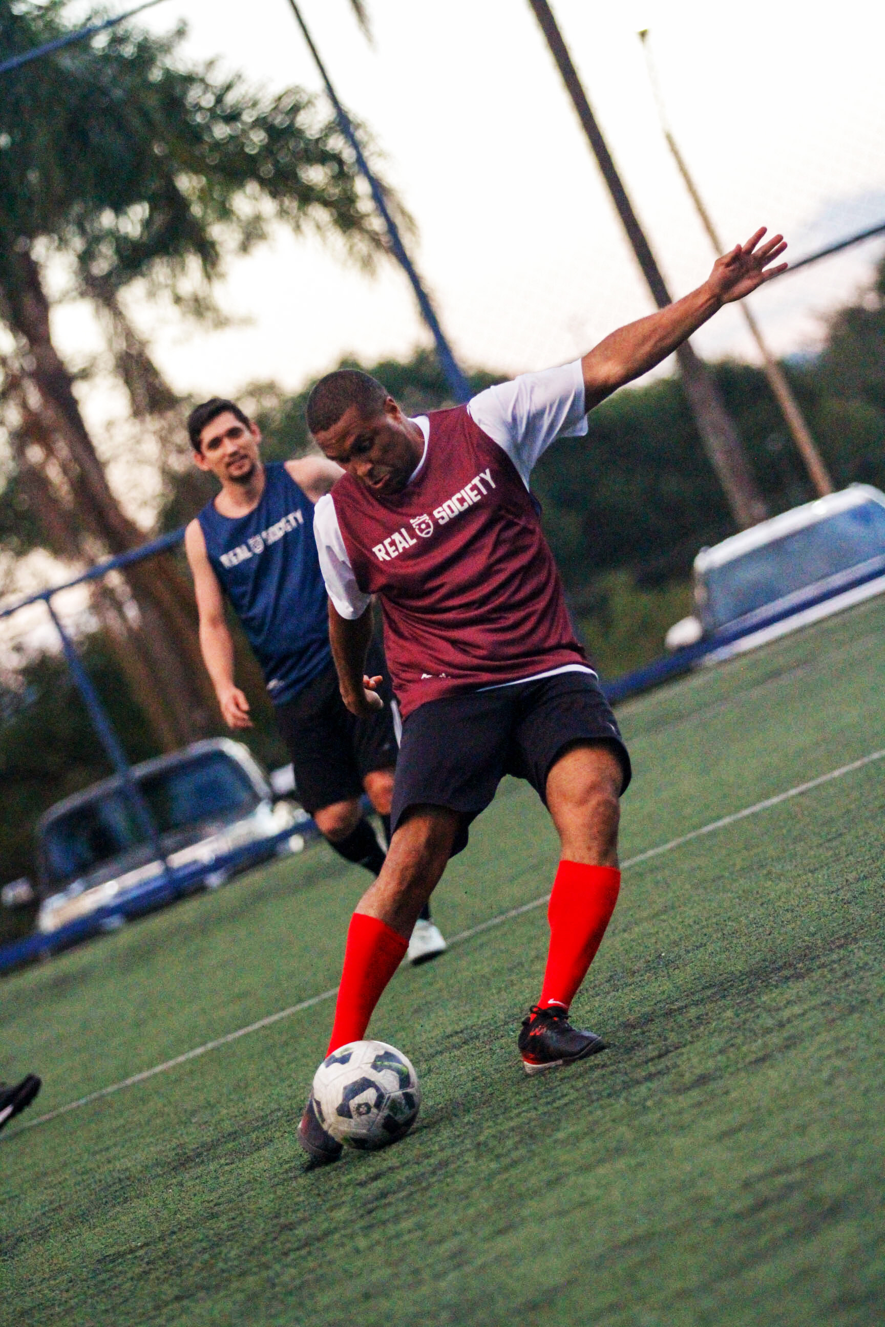 Jogador em ação na Copa Saga